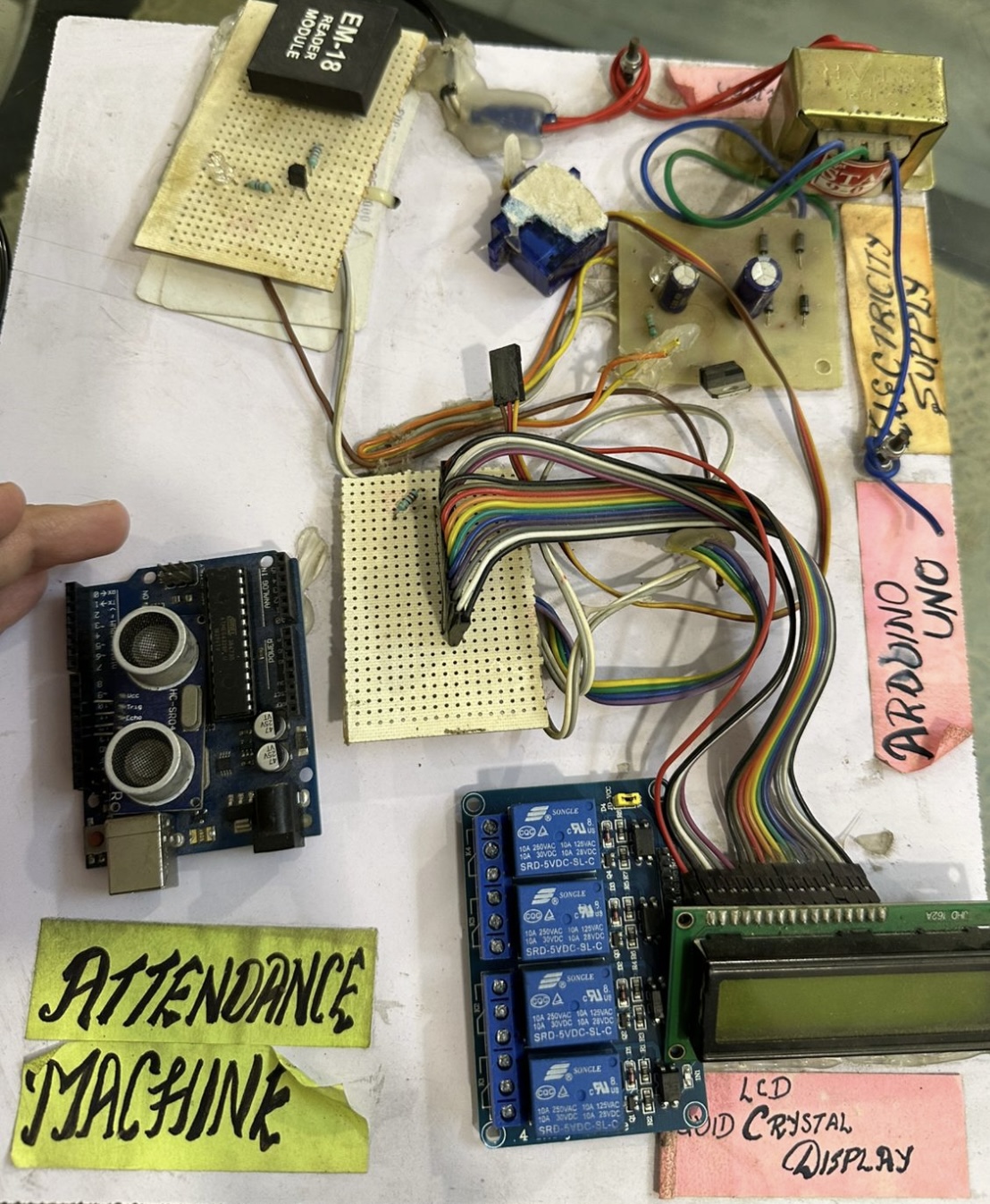 RFID EM-18 Attendance Module